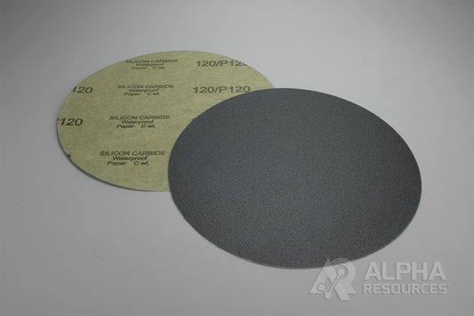 Alpha Resources SIC WP Paper Plain Back 1200 Grit, 14in – Metallographic Grinding – AMR0008