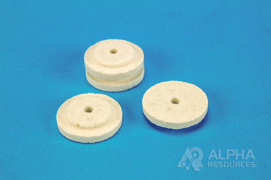 Alpha Resources Ceramic Crucible Cover 4mm Hole – Analyzer Crucible – AR040P