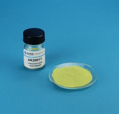 Alpha Resources Tungsten Oxide Fine Powder – Combustion Accelerator – AR20017