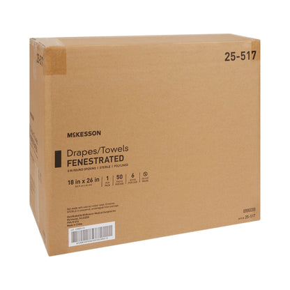 McKesson Sterile Poly Lined Towel Drape