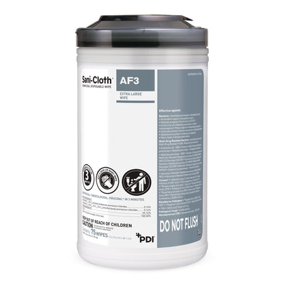 Sani-Cloth® AF3 Germicidal Disinfectant Wipes, Canister, 75 ct.
