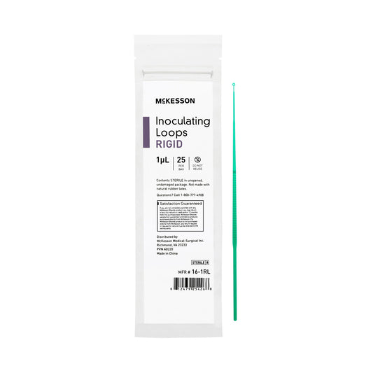 McKesson Inoculating Loop, Dark Color, 1 μL, 20-Centimeter Length