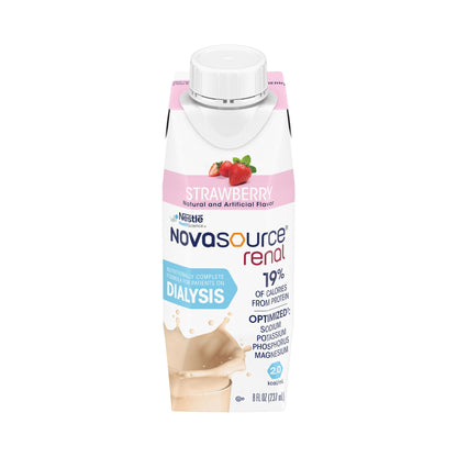 Novasource® Renal Strawberry Formula for Patients on Dialysis, Carton
