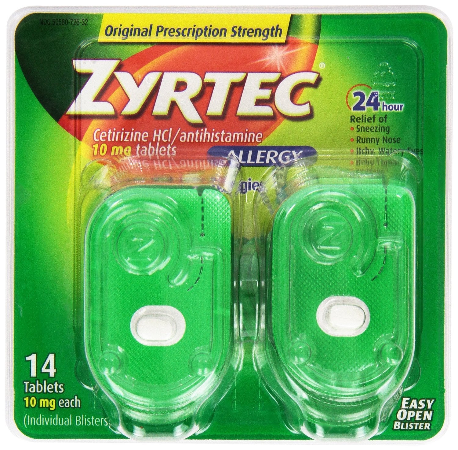 Zyrtec® Cetirizine HCl Allergy Relief