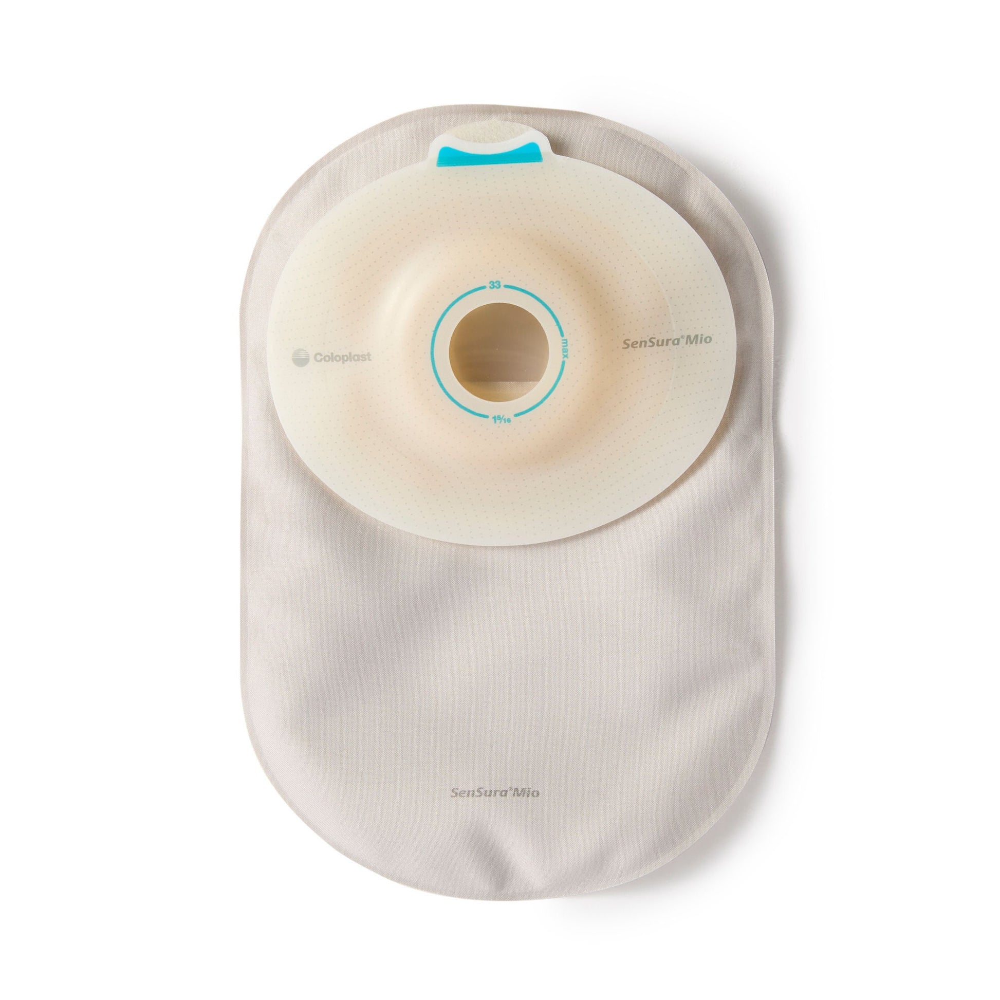 SenSura® Mio Convex 1-Piece Closed End Opaque Ostomy Pouch, Stoma