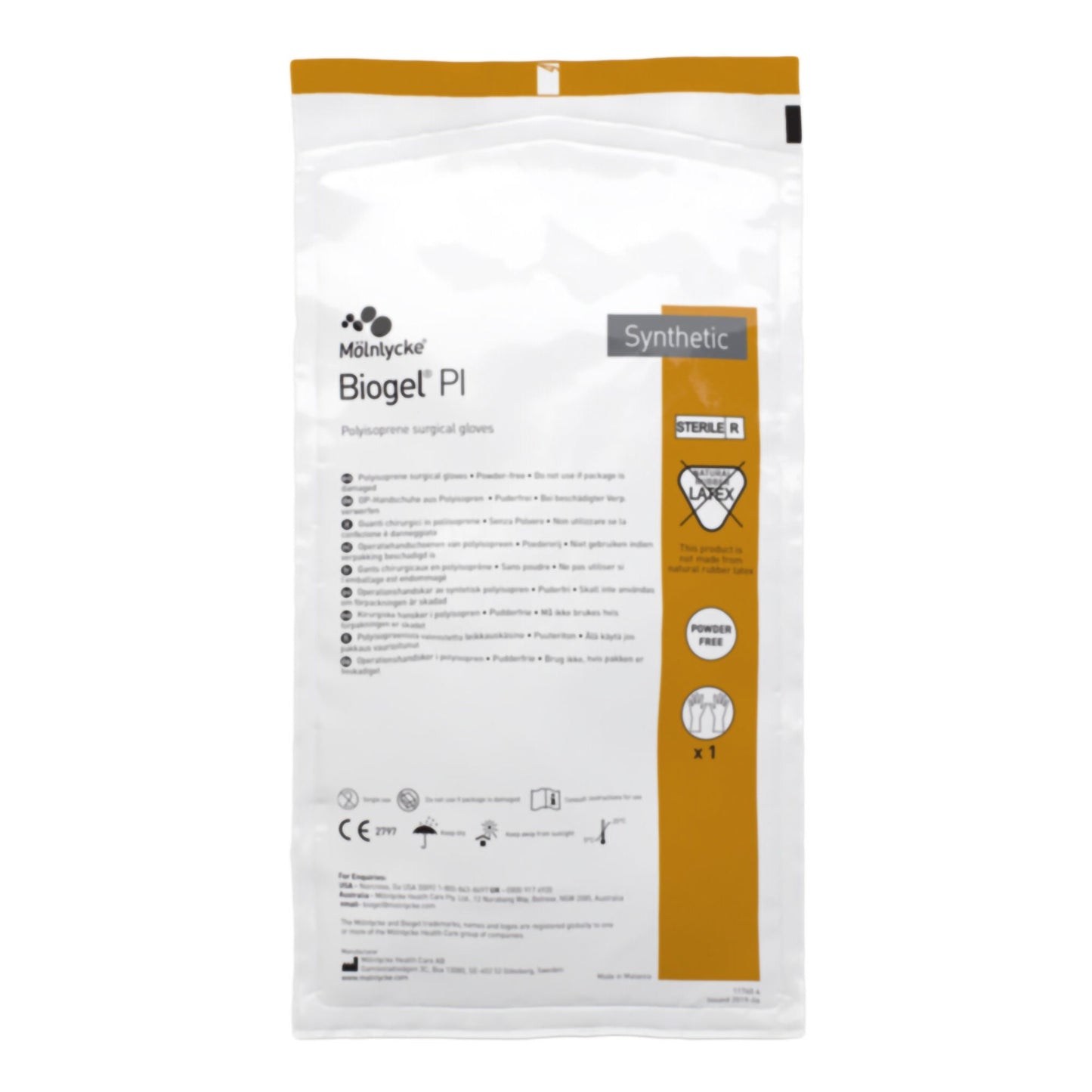 Sterile Biogel® PI Polyisoprene Surgical Gloves, Ivory - view 4