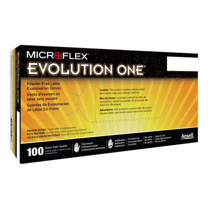Evolution One® Latex Exam Gloves, White