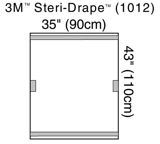 3M™ Steri-Drape™ Fluoroscope Cover Transparent Plastic, Disposable