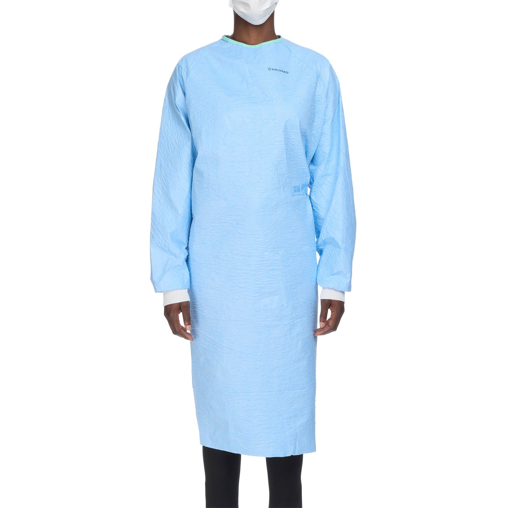 Aero Blue Surgical Gown with Towel, Large