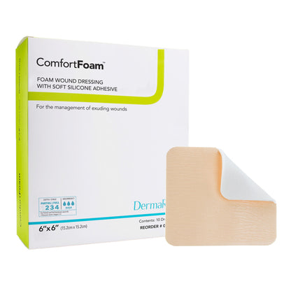 ComfortFoam™ Silicone Adhesive w/ Border Silicone Foam Dressing