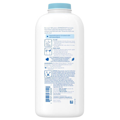 Johnson's® Aloe and Vitamin E Baby Powder, Fresh Scent