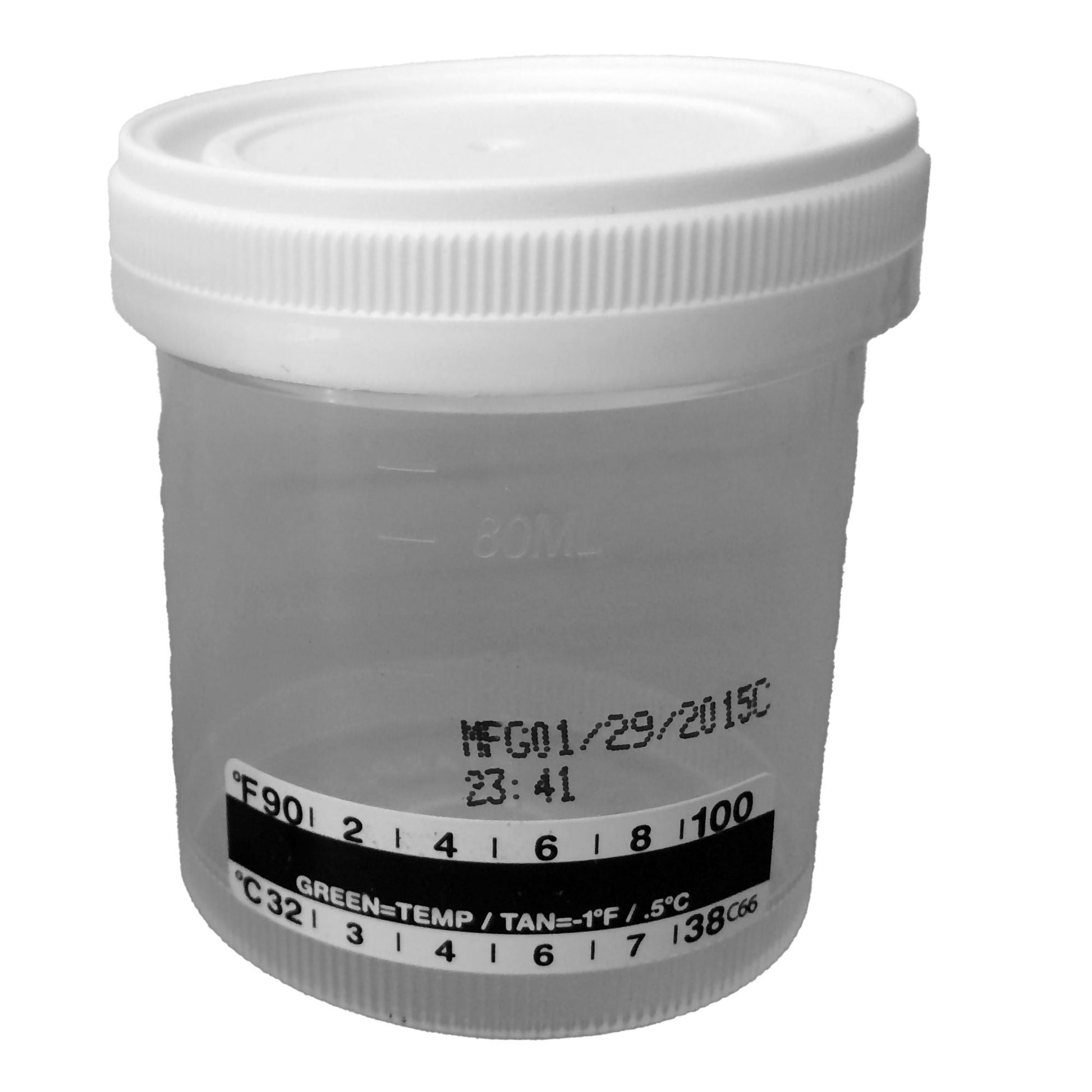 Starplex® Specimen Container with Temperature Strip