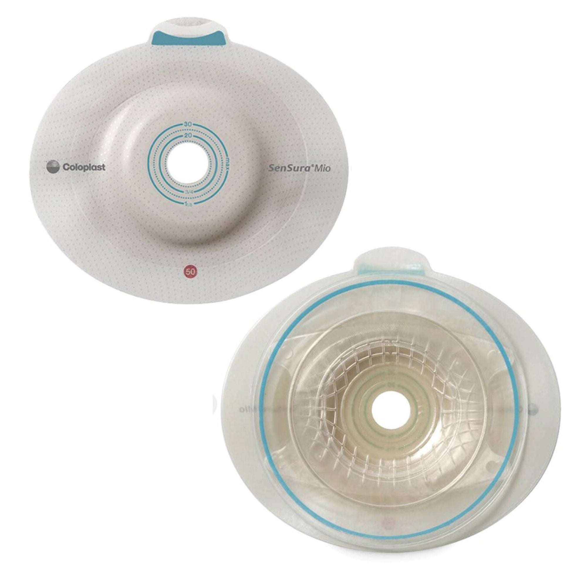 SenSura® Mio Click Convex Light Ostomy Barrier, Trim to fit , Yellow