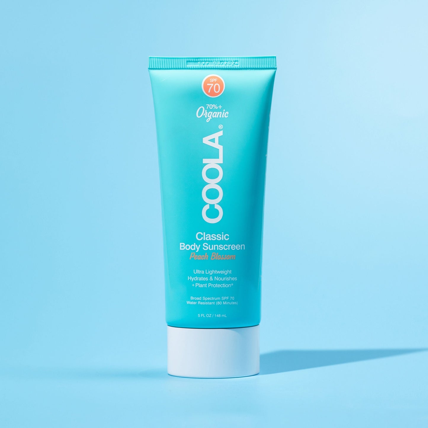 Coola® Classic Body Sunscreen Lotion SPF 70 Peach Blossom Scent, Tube