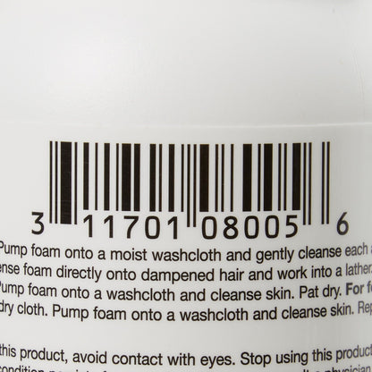 Bedside-Care® Foam Cleanser, Scented, Shampoo and Body Wash, bottle