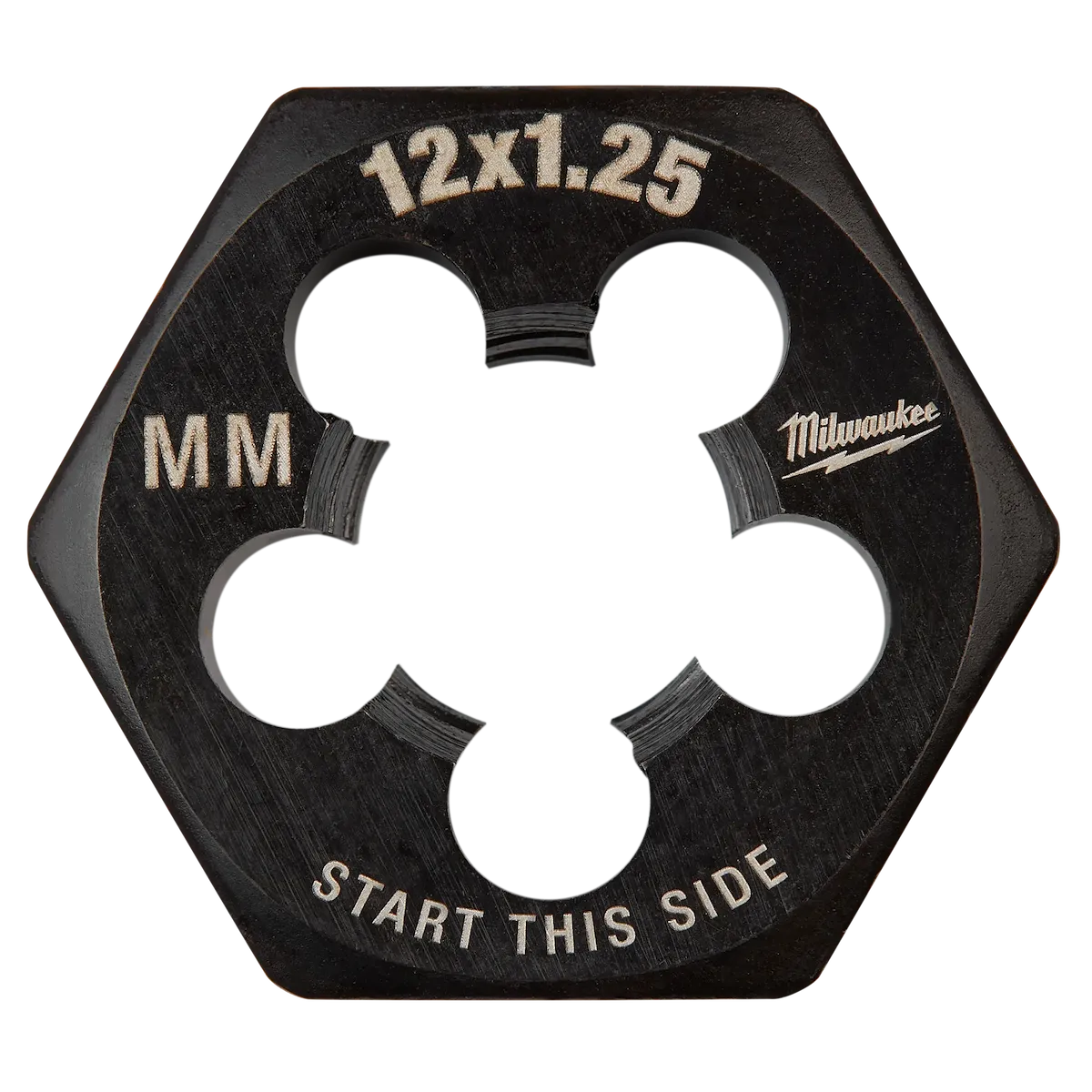 Milwaukee M12-1.25 mm 1-Inch Hex Threading Die 49-57-5361