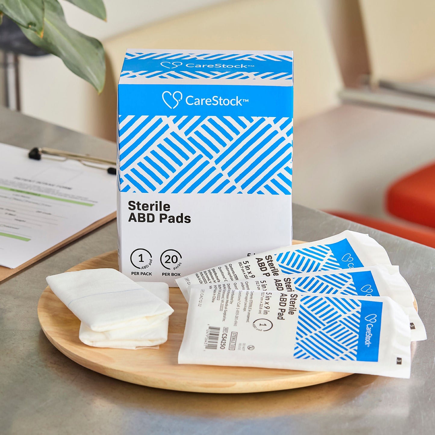 CareStock™ Sterile Abdominal Pad, – Nonwoven Cellulose ABD Pads