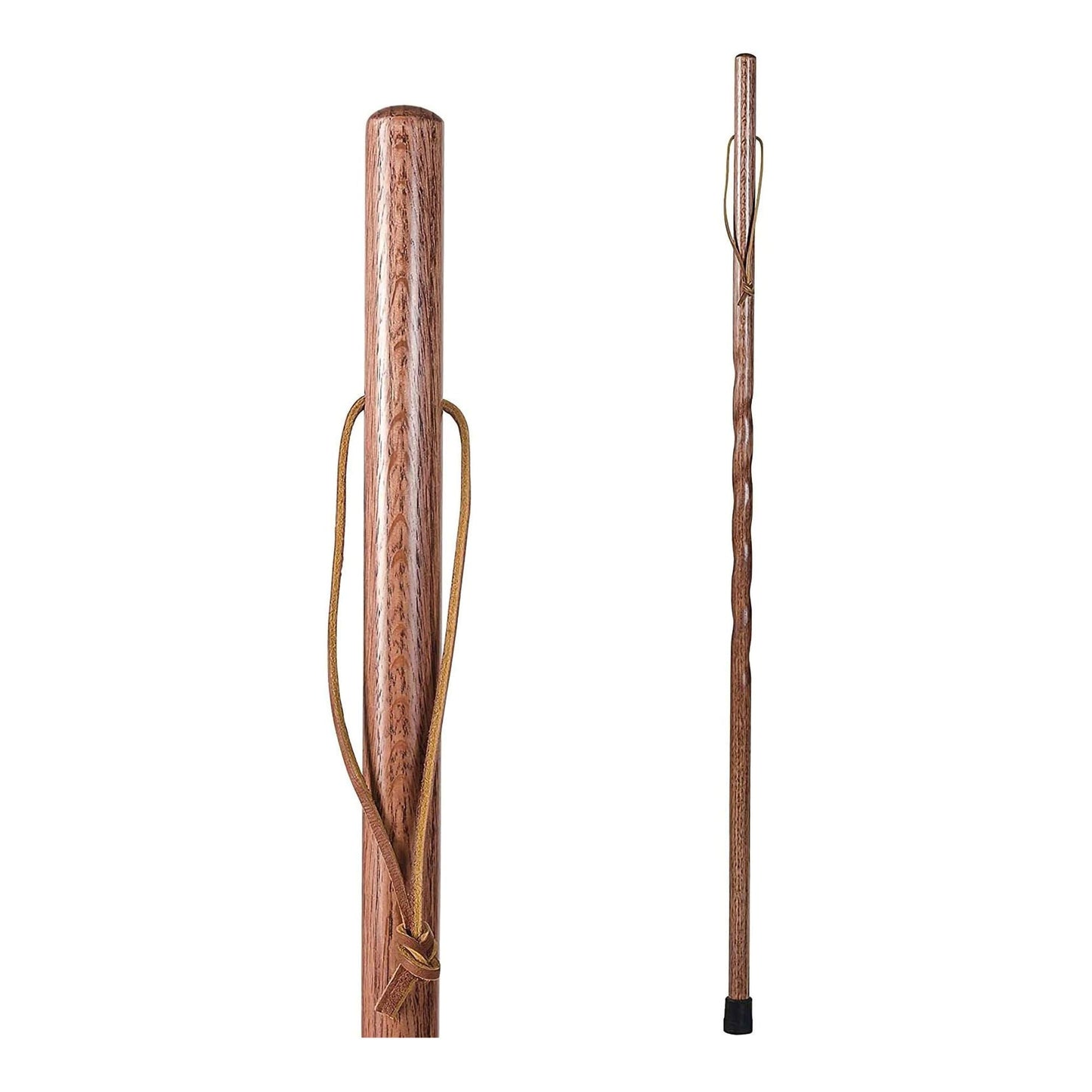 Brazos™ Twisted Oak Backpacker Handcrafted Walking Stick, 58-Inch Height