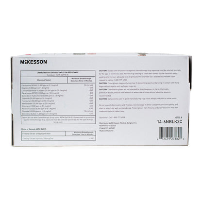McKesson Confiderm® BLK Nitrile Exam Gloves, Black - view 7