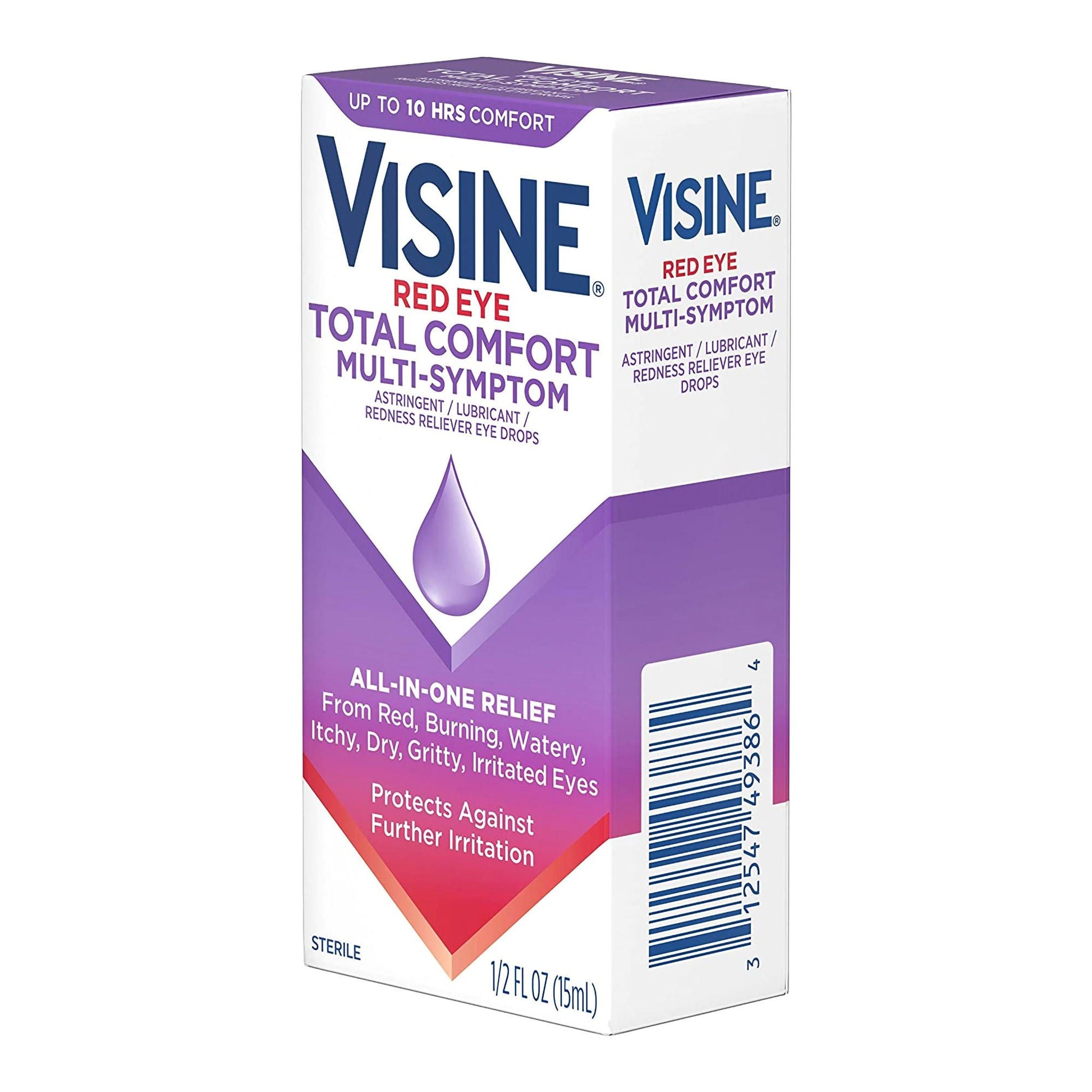 Visine Red Eye Total Comfort Multi-Symptom Eye Drops