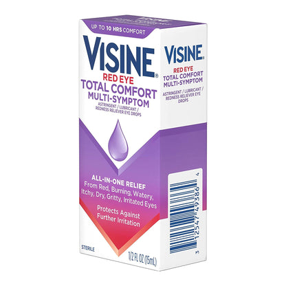 Visine Red Eye Total Comfort Multi-Symptom Eye Drops