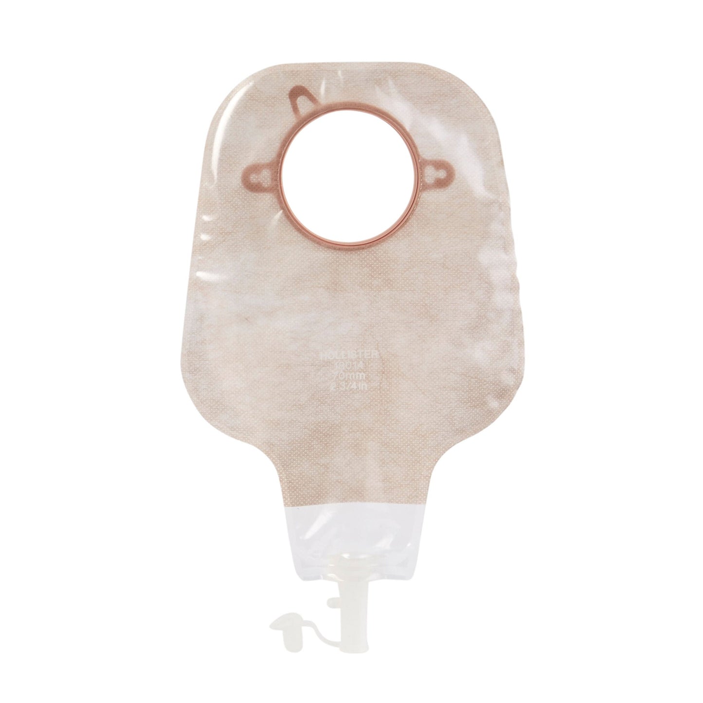 New Image™ Two-Piece Ultra-Clear Ostomy Pouch, Pre-cut to Fit Stoma, Blue