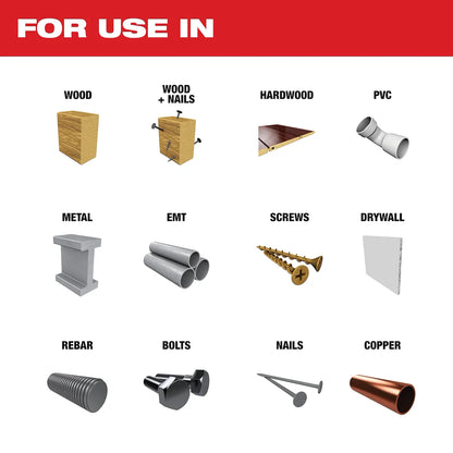 Milwaukee 3 PC Universal Fit Oscillating Multi-Tool Blade Set 49-10-9001 | 3-Piece
