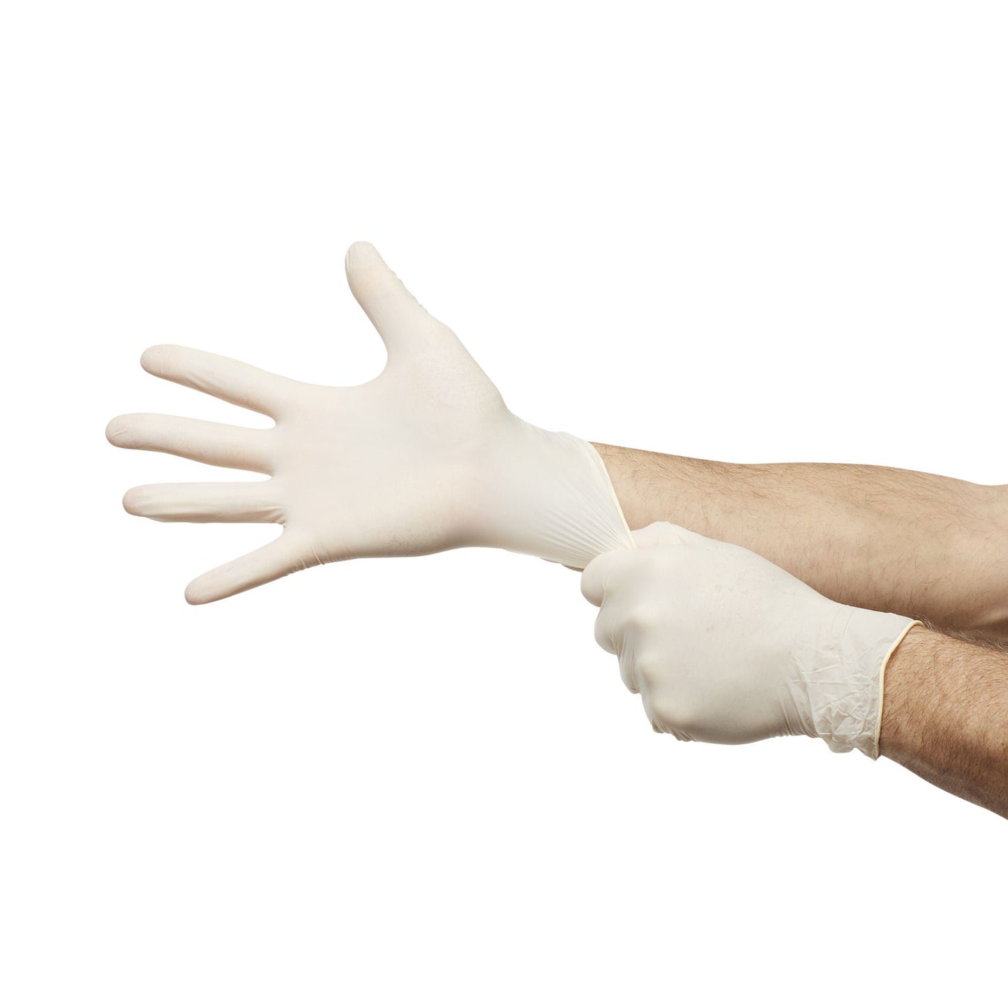 Trilon 2000® PF with MC3® Stretch Vinyl Exam Gloves, Ivory - view 8