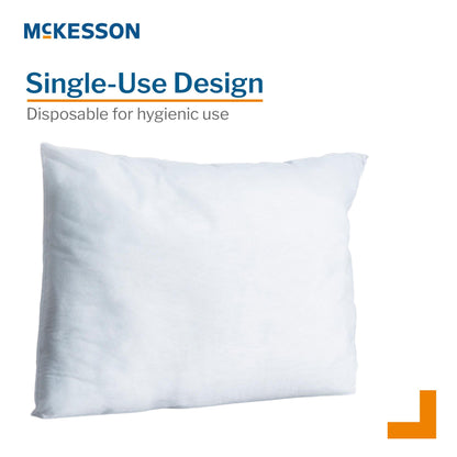 McKesson Blue Tissue/Poly Disposable Pillowcase