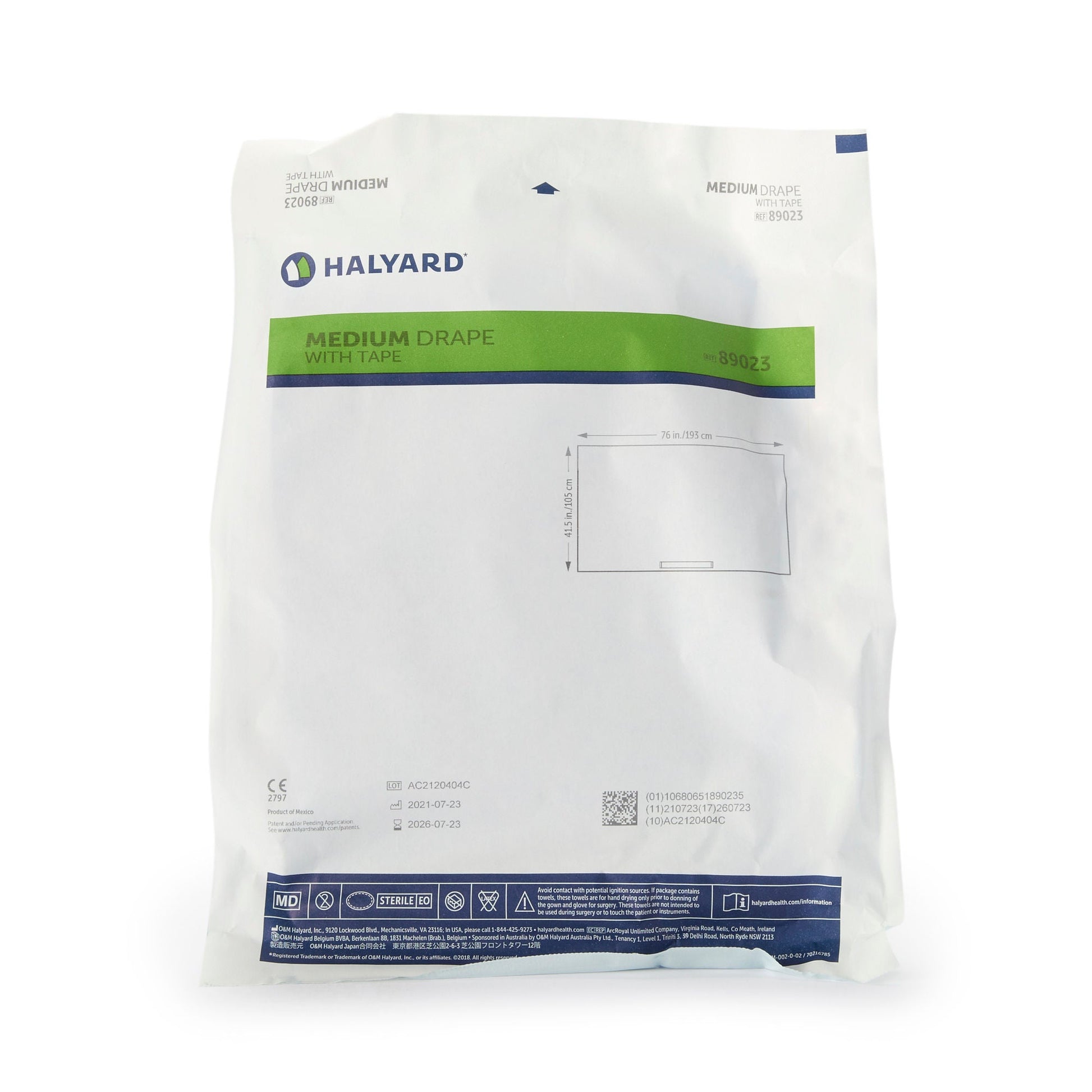 Halyard Sterile Medium Surgical Drape