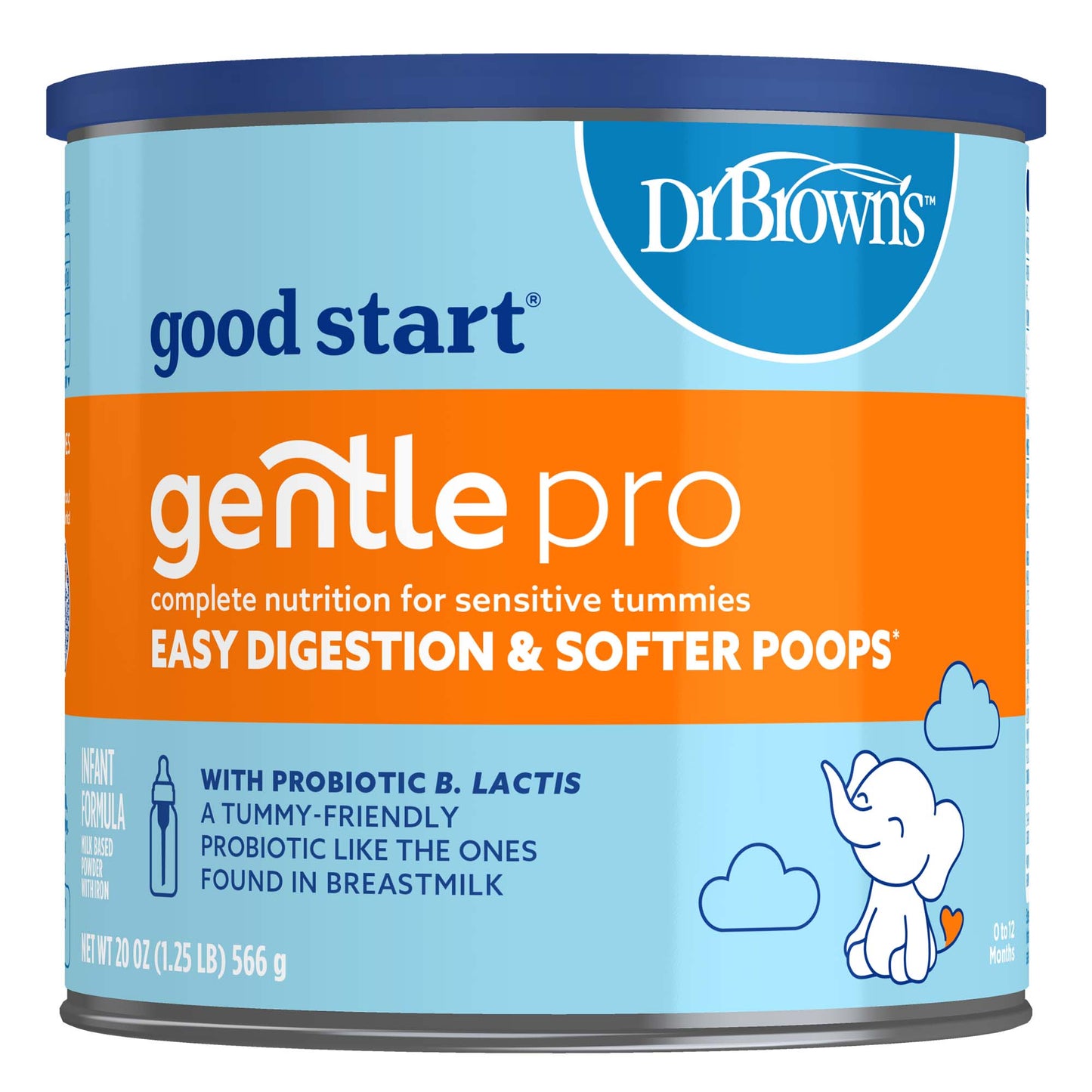 Dr. Brown's good start gentle pro Infant Formula Unflavored Can Powder