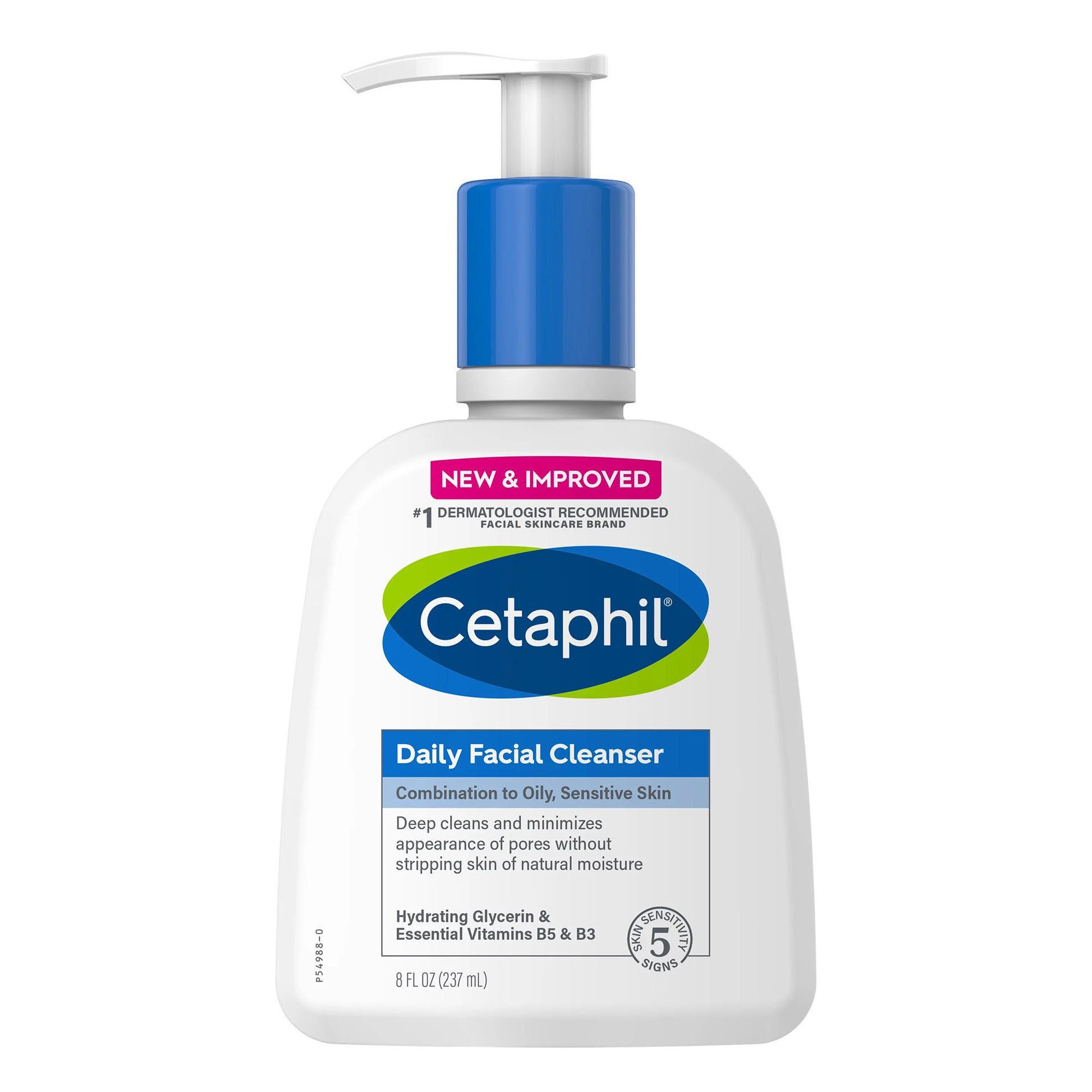 Cetaphil® Daily Facial Cleanser Normal to Oily Skin, Pump Bottle