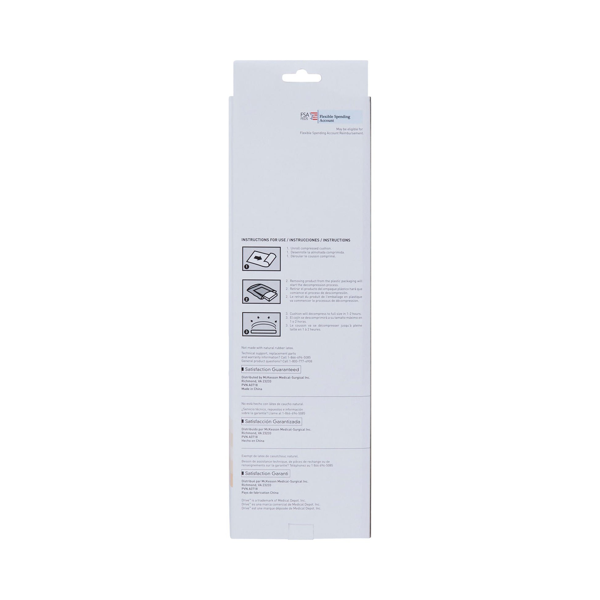 McKesson Compressed Lumbar Support Cushion