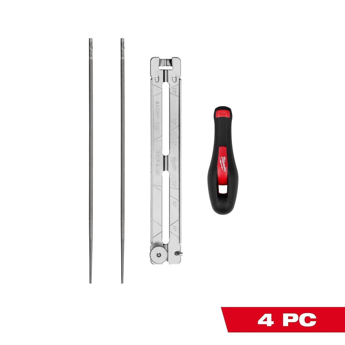 Milwaukee 4pc 5/32” Saw Chain Sharpening Set 49-16-2881