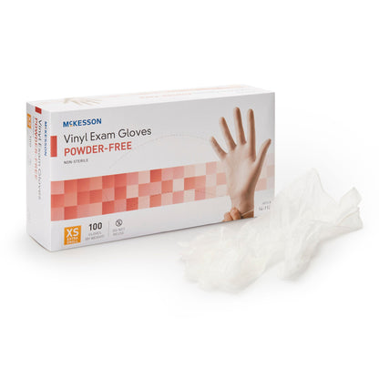 McKesson Vinyl Exam Gloves, Clear