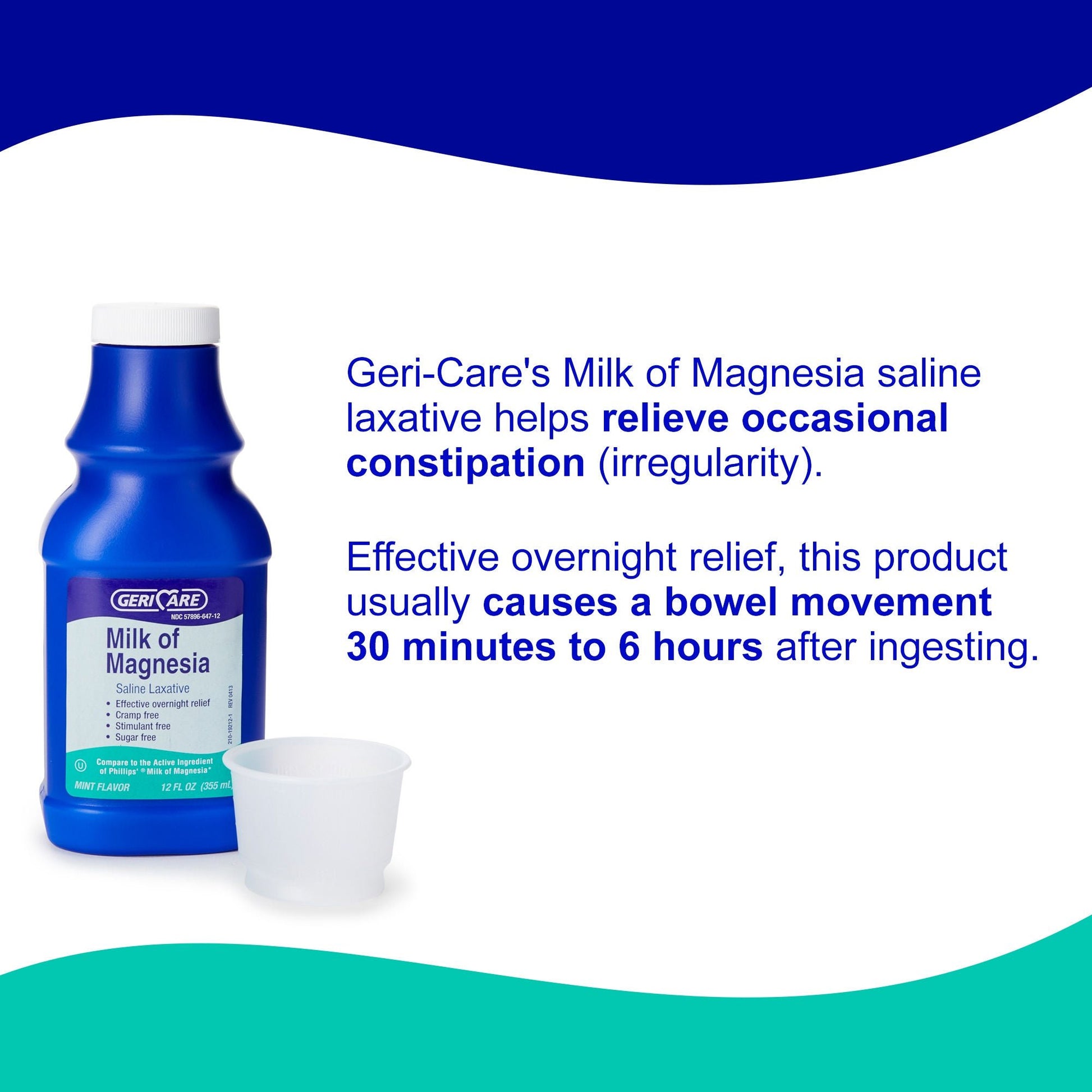 Geri-Care® Magnesium Hydroxide Laxative