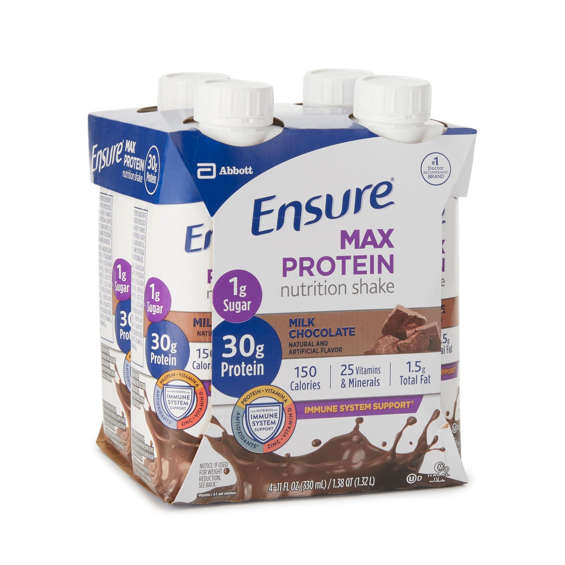 Ensure® Max Protein Nutrition Shake, Chocolate, carton