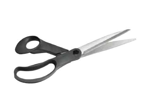 Ortho-Glass Trauma Shears 9 Inch Length Stainless Steel / Plastic NonSterile Black Finger Ring Handle Straight Sharp Tip / Sharp Tip