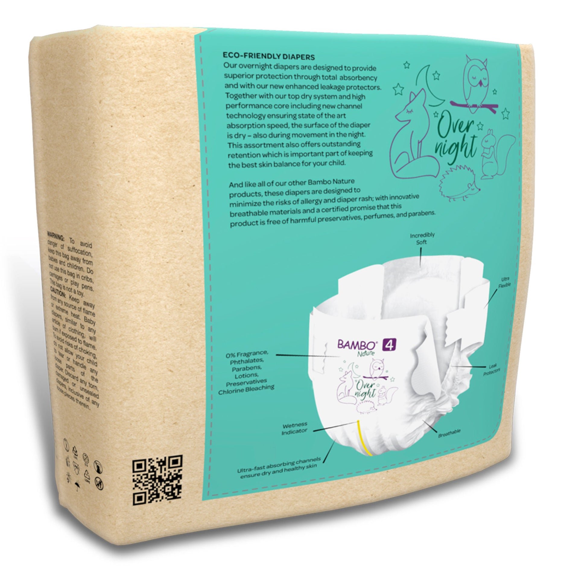 Bambo® Nature Overnight Diapers