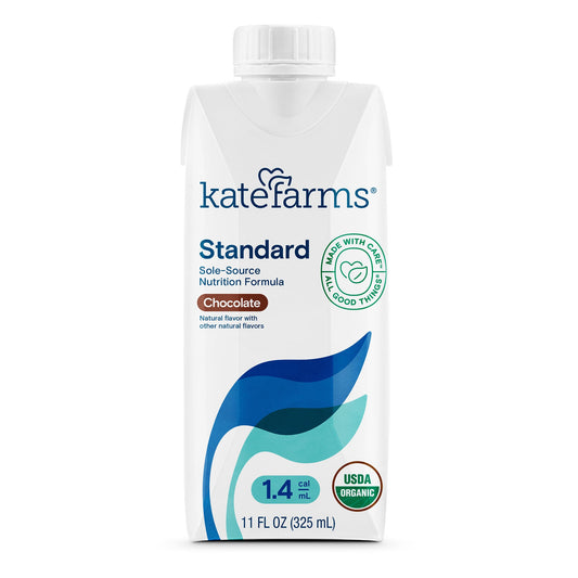 Kate Farms® Standard 1.4 Chocolate Sole-Source Nutrition Formula, carton