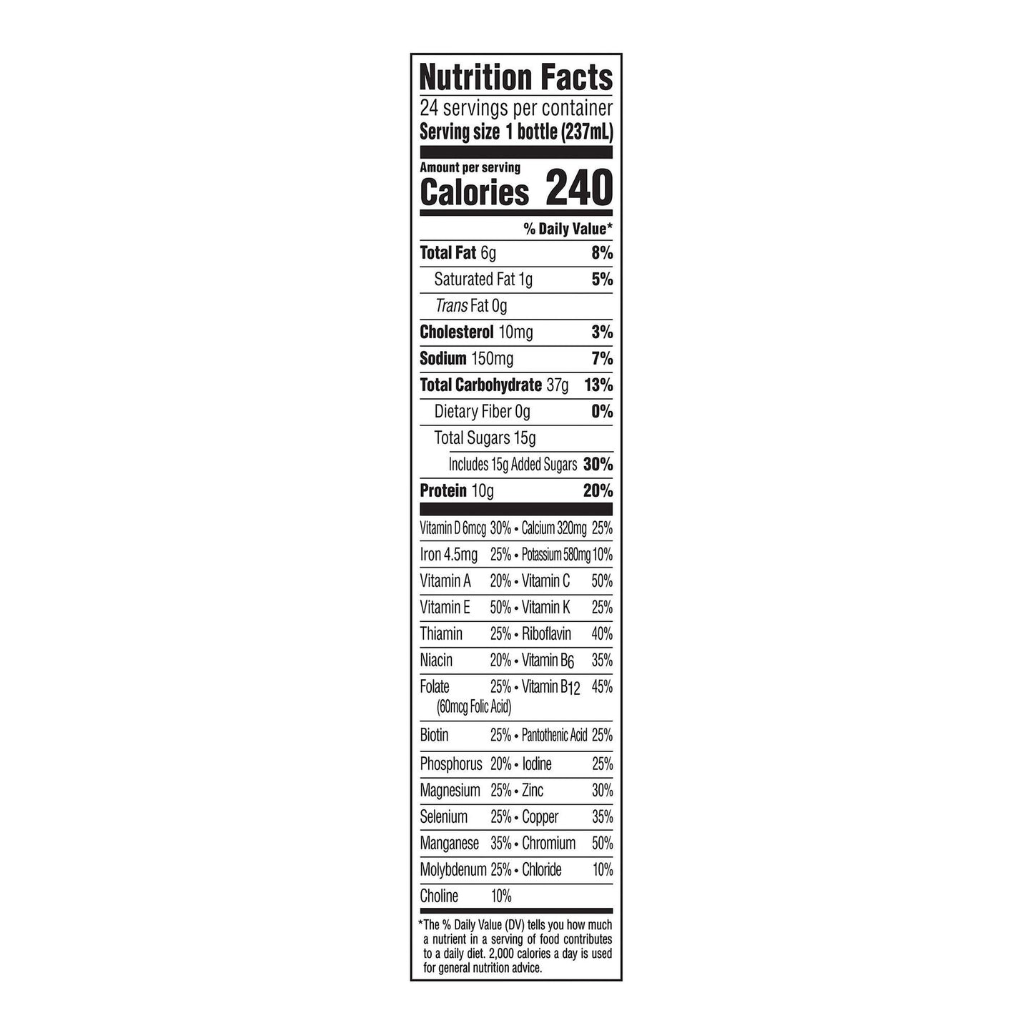 Boost® Original Chocolate Balanced Nutritional Drink, bottle