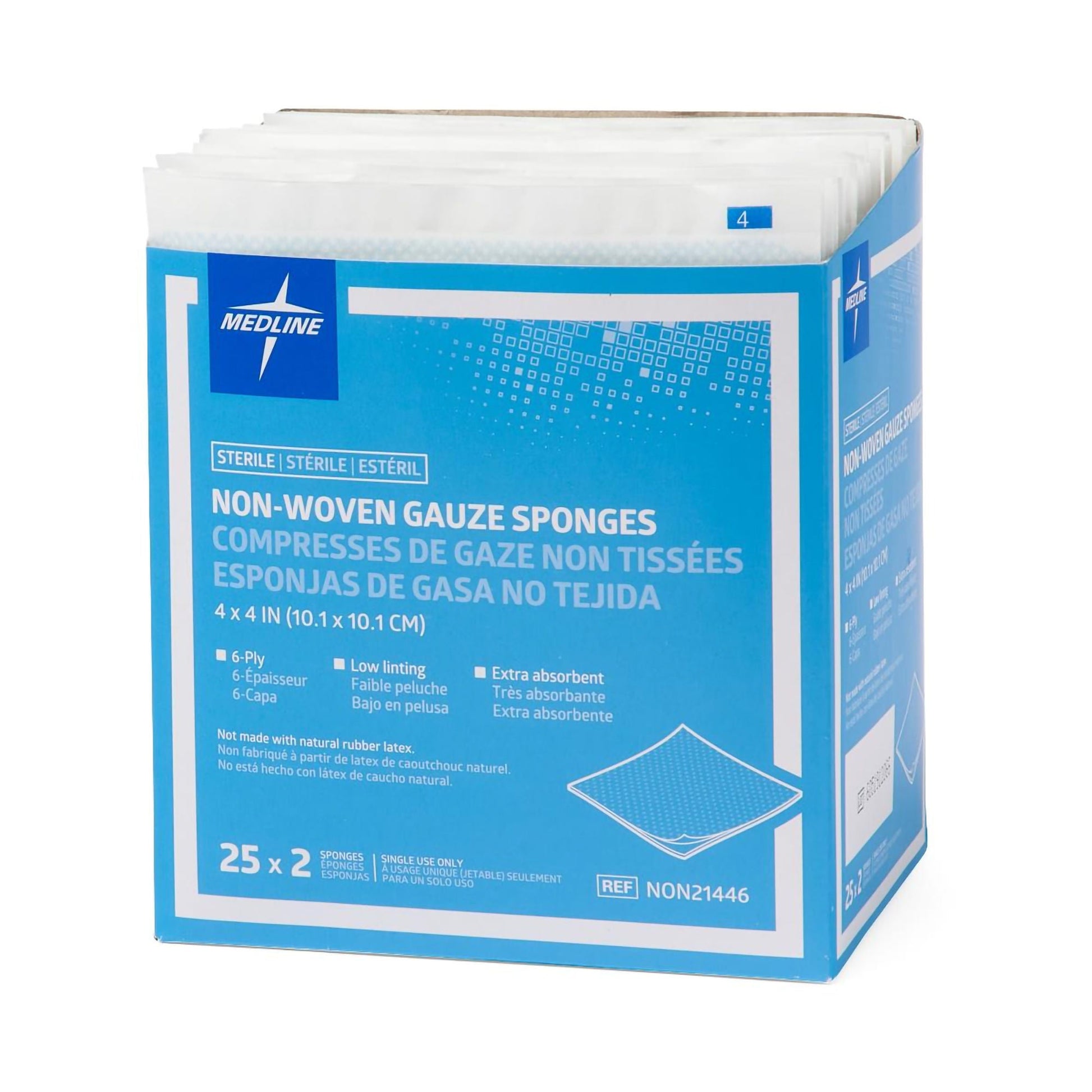 Avant Gauze® Sterile Nonwoven Sponge, 6-Ply