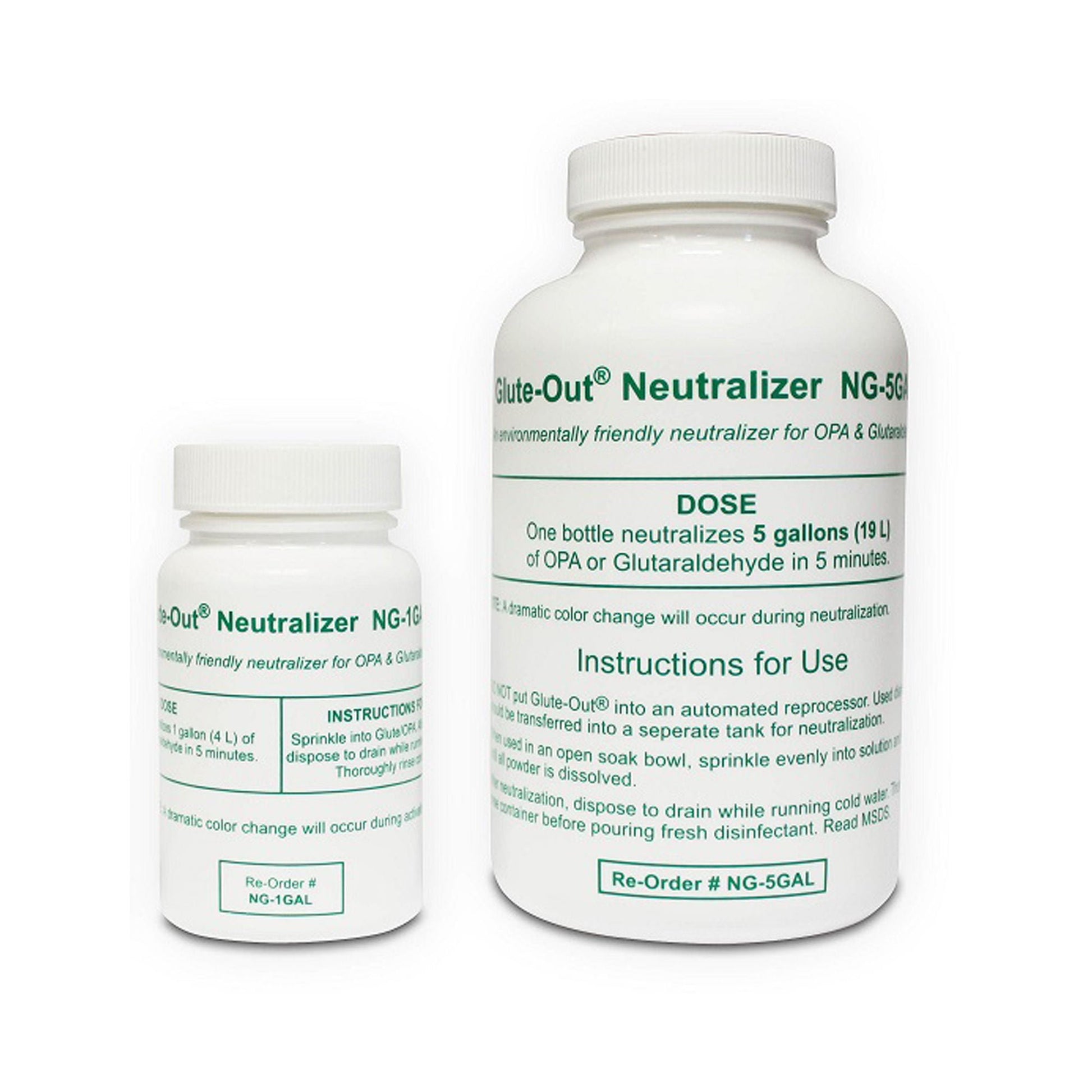Glute-Out® OPA/Glutaraldehyde Neutralizer – Bottle - view 2
