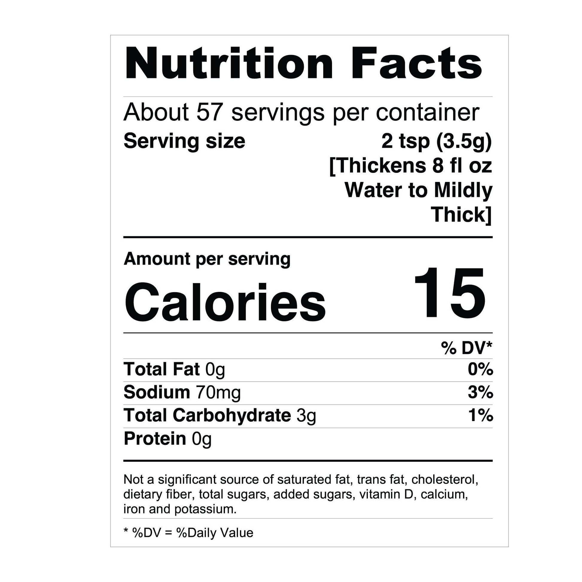 McKesson Food and Beverage Thickener Canister Unflavored IDDSI Level 0 Thin