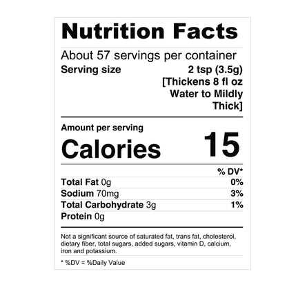 McKesson Food and Beverage Thickener Canister Unflavored IDDSI Level 0 Thin