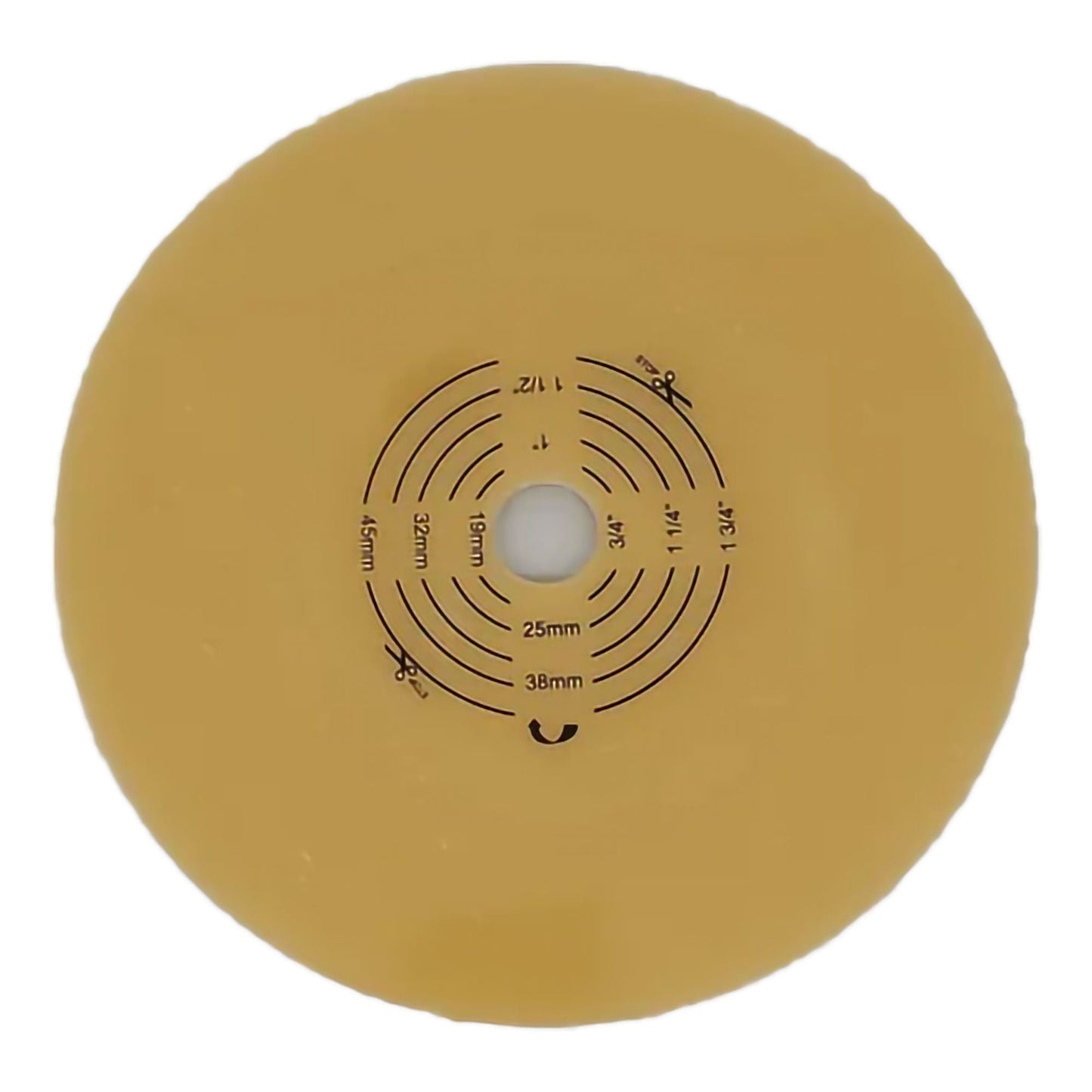 Ostomy Barrier Trim to Fit, Extended Wear Without Tape Flange Red Code System Hydrocolloid Up to 1-3/4 Inch Opening
