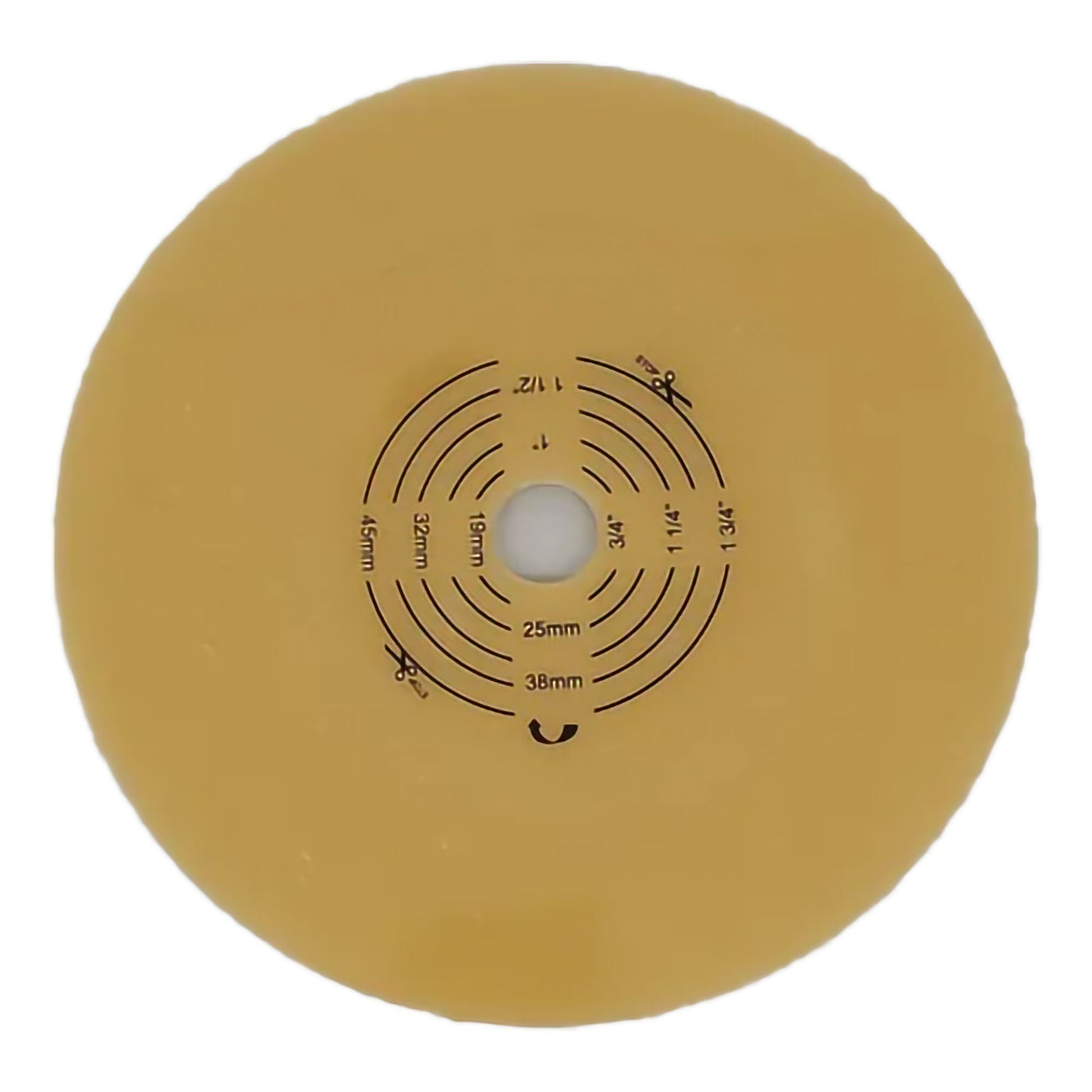 Ostomy Barrier Trim to Fit, Extended Wear Without Tape Flange Red Code System Hydrocolloid Up to 1-3/4 Inch Opening