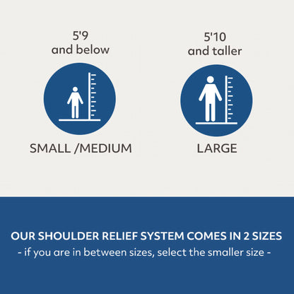 MedCline Shoulder Relief System, Large, 5'10" & Above