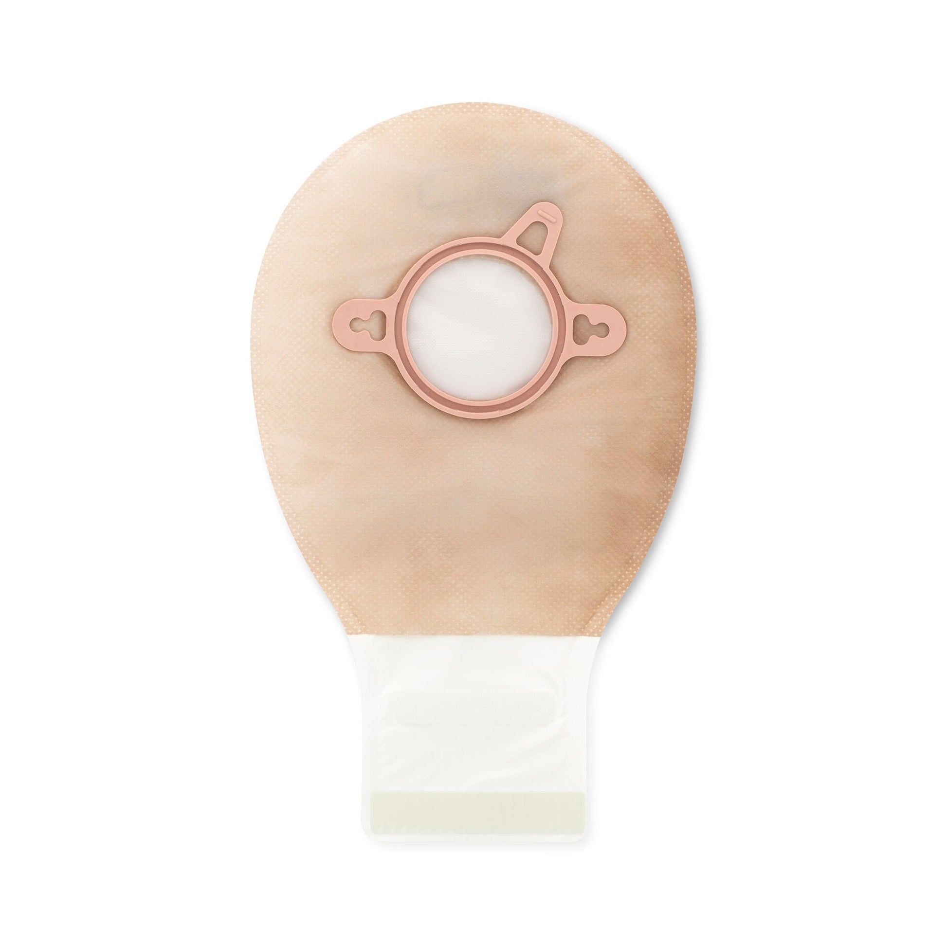 New Image™ Two-Piece Beige Ostomy Pouch, Pre-cut to Fit , Green Match
