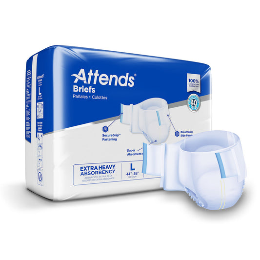 Attends® Extra Heavy Absorbency Briefs